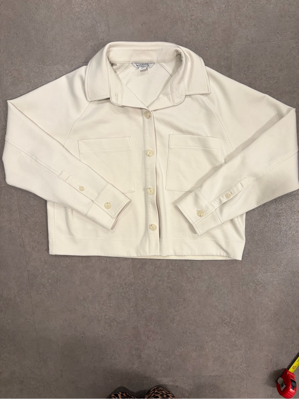 Athleta Allure Shirt Jacket Bone Cream Shacket Size M